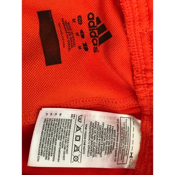 Adidas Techfit Primeknit Football Pants M Bright Orange No Pads - Picture 5 of 6